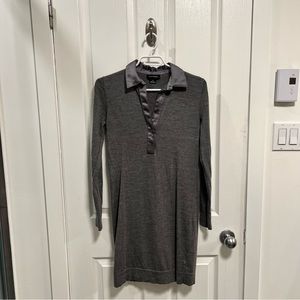 Club Monaco Sabrae Grey Sweater Dress Size Small